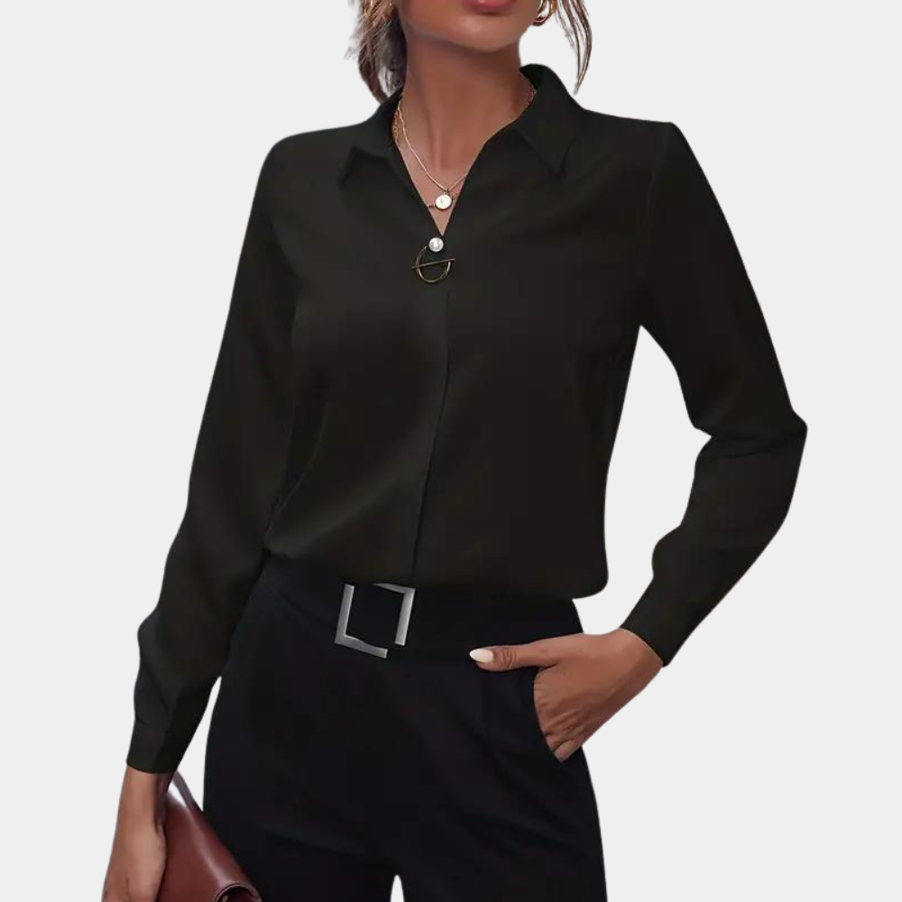 Blouse Élégante en Chiffon pour Femmes – Modèle Amélie