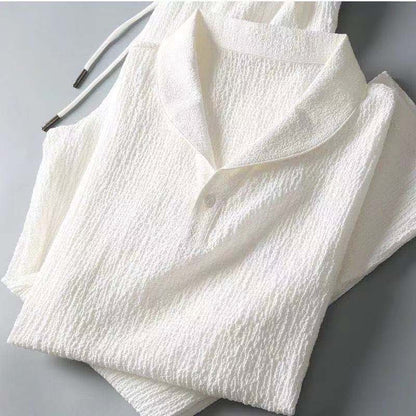 MAXIME | Set d'été en lin pour homme, alliant fraîcheur et style - Luviera Fashion