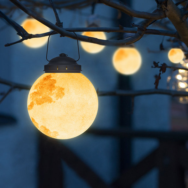 Lampe de Jardin Solaire - Éclairage LED Moderne pour Extérieur en Métal Doré