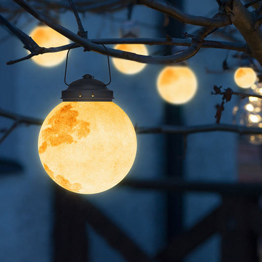 Lampe de Jardin Solaire - Éclairage LED Moderne pour Extérieur en Métal Doré