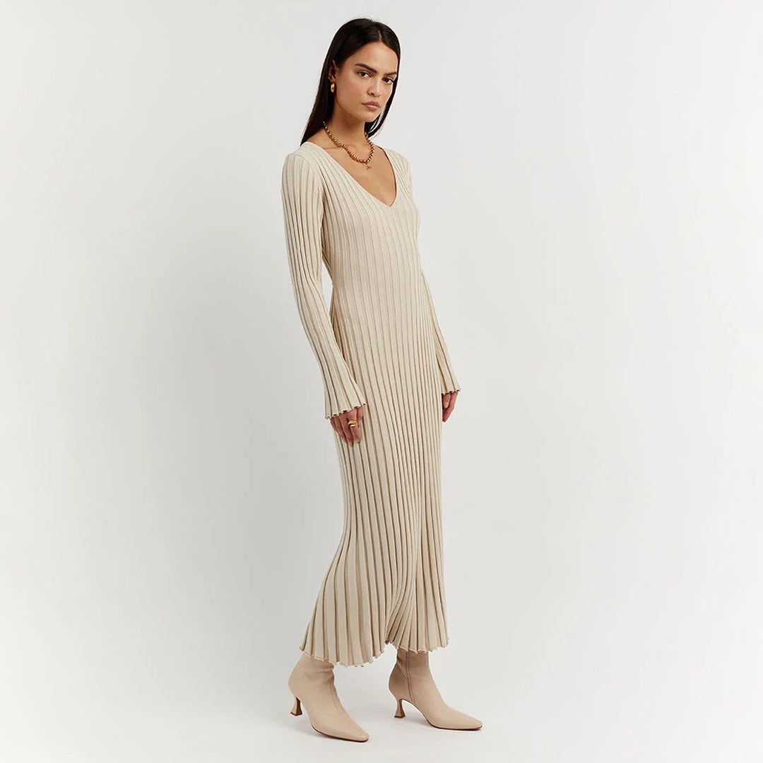 ALÉNA | Robe Femme en Tricot Douce - Luviera Fashion