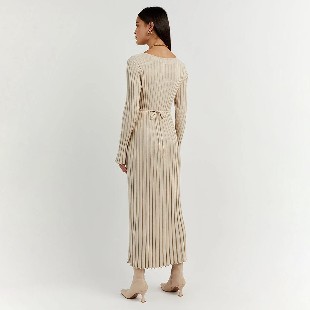 ALÉNA | Robe Femme en Tricot Douce - Luviera Fashion