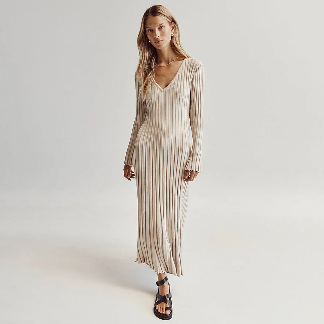 ALÉNA | Robe Femme en Tricot Douce - Luviera Fashion