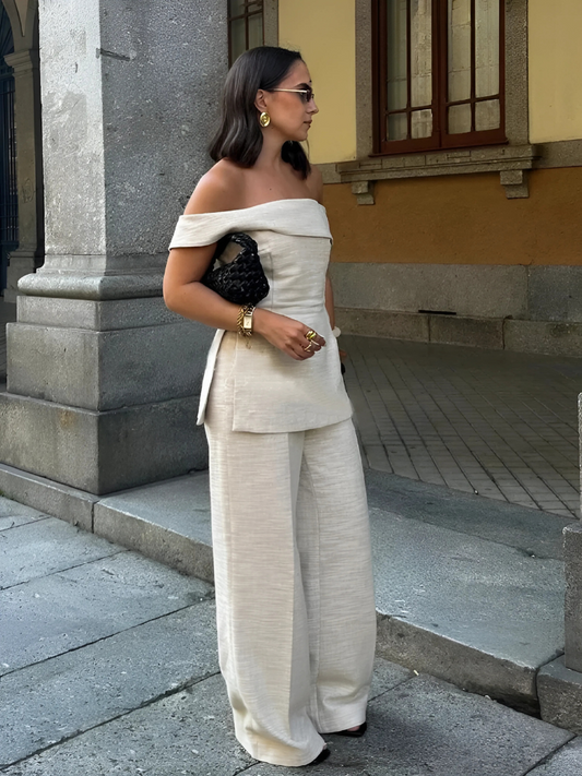 LINA | Ensemble deux pièces ajusté et confortable - Luviera Fashion