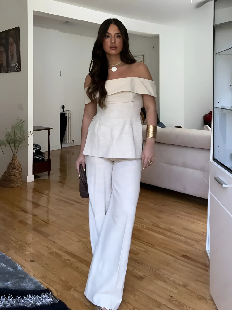 LINA | Ensemble deux pièces ajusté et confortable - Luviera Fashion