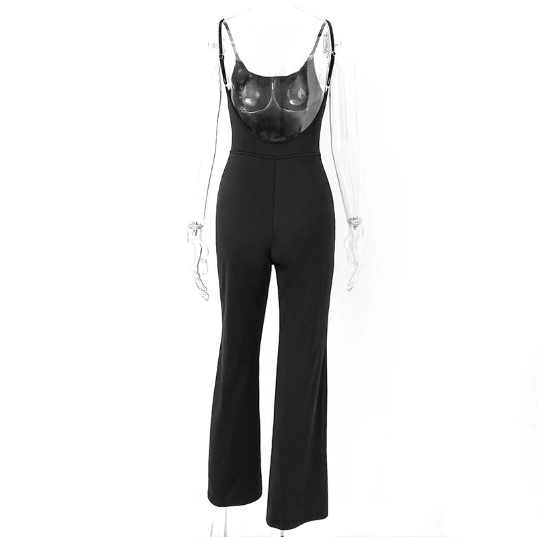 Sans Manches Bodycon Jumpsuit