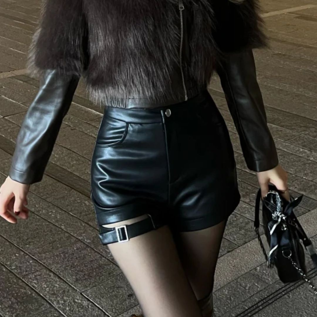 Shorts Élégants Taille Haute pour Femmes