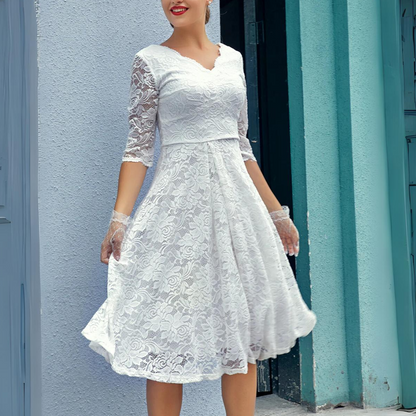 Robe Jenny de Printemps à Manches 3/4 - Collection 2025