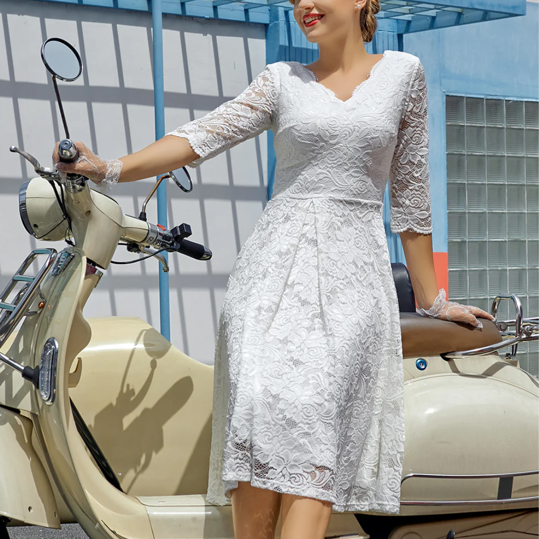 Robe Jenny de Printemps à Manches 3/4 - Collection 2025