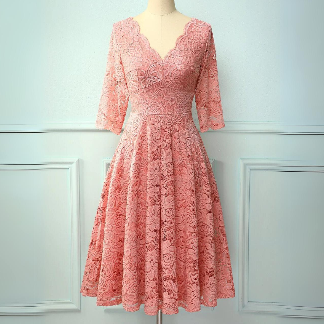 Robe Jenny de Printemps à Manches 3/4 - Collection 2025