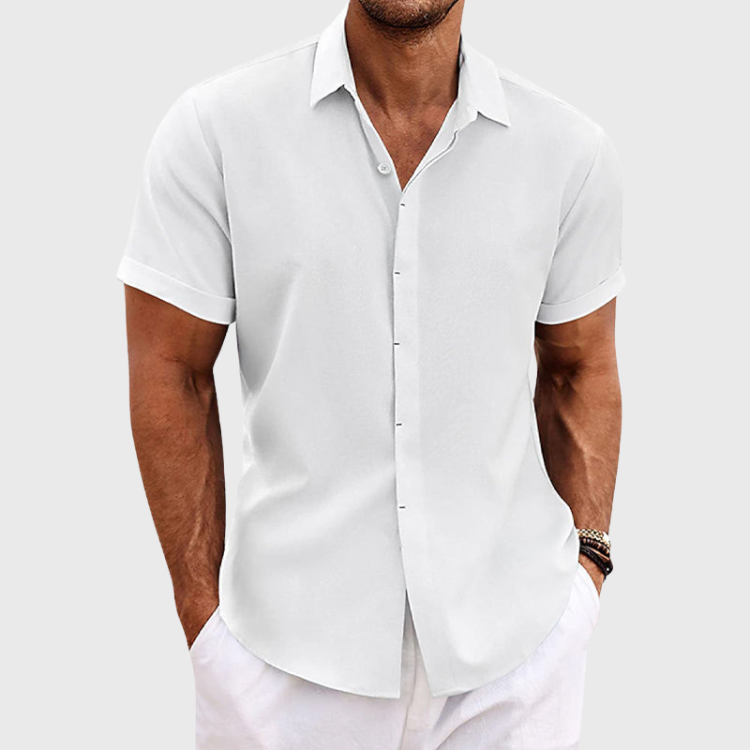 IGNACE | Chemise légère à manches courtes pour hommes - Luviera Fashion