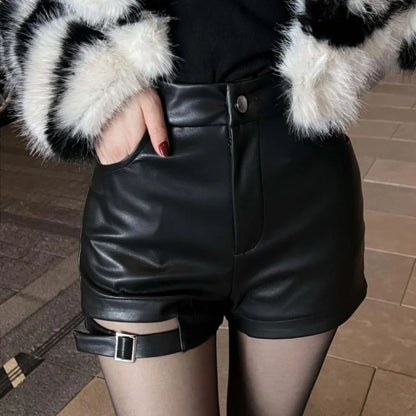 Shorts Élégants Taille Haute pour Femmes