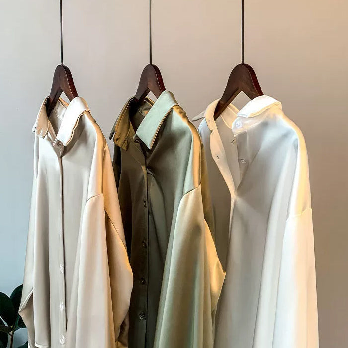 ALMA | Chemisier en soie élégant pour femme - Luviera Fashion