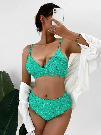Ensemble de Bikini Taille Haute - Collection Eliva