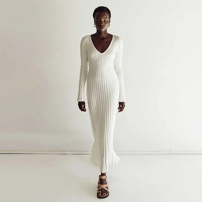 ALÉNA | Robe Femme en Tricot Douce - Luviera Fashion