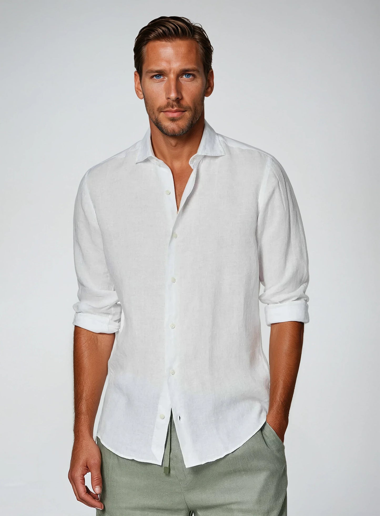 Chemise Essentielle en Lin - Couleur Blanche