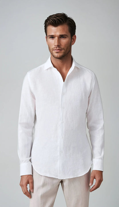 Chemise Essentielle en Lin - Couleur Blanche