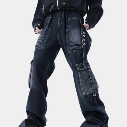 MATHIS | Pantalon en denim chic - Luviera Fashion