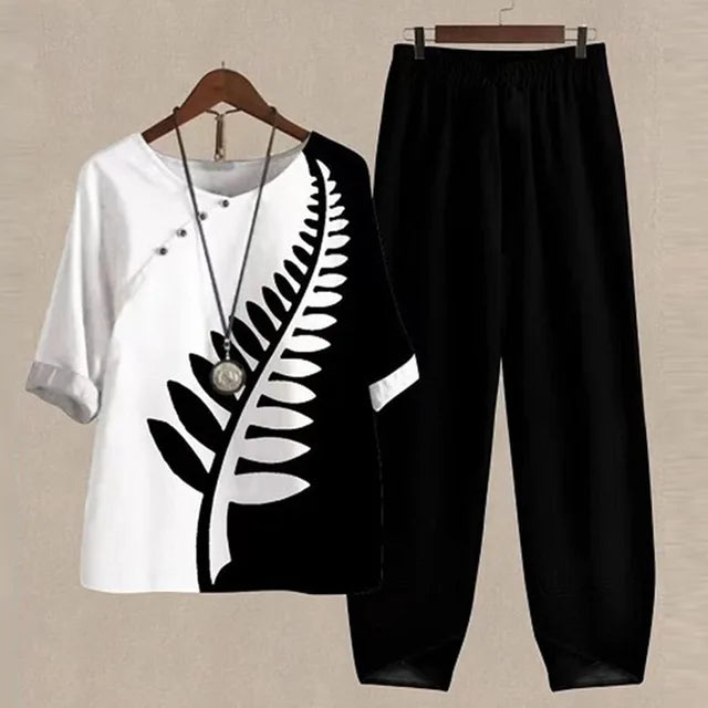 Ensemble Chic 2 Pièces Printemps-Été - LenaDuo