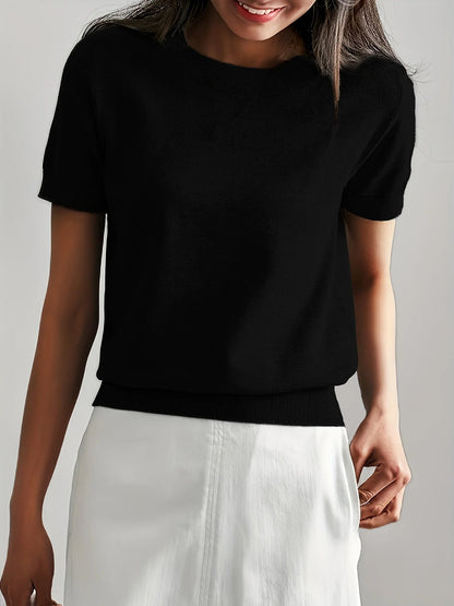 Pull léger de printemps à manches courtes – Mira