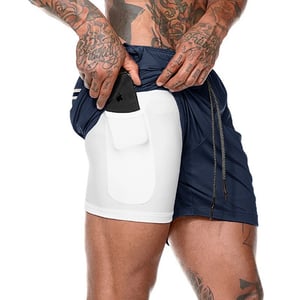 Felix 2-en-1 Shorts de Sport d'Été pour Hommes