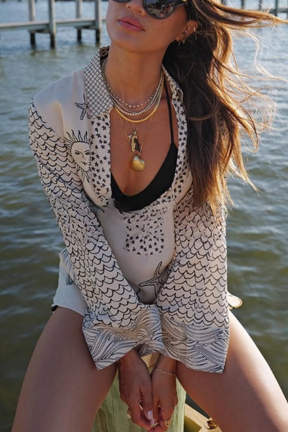 Ensemble de shorts d'été élégants avec blouse – Talia