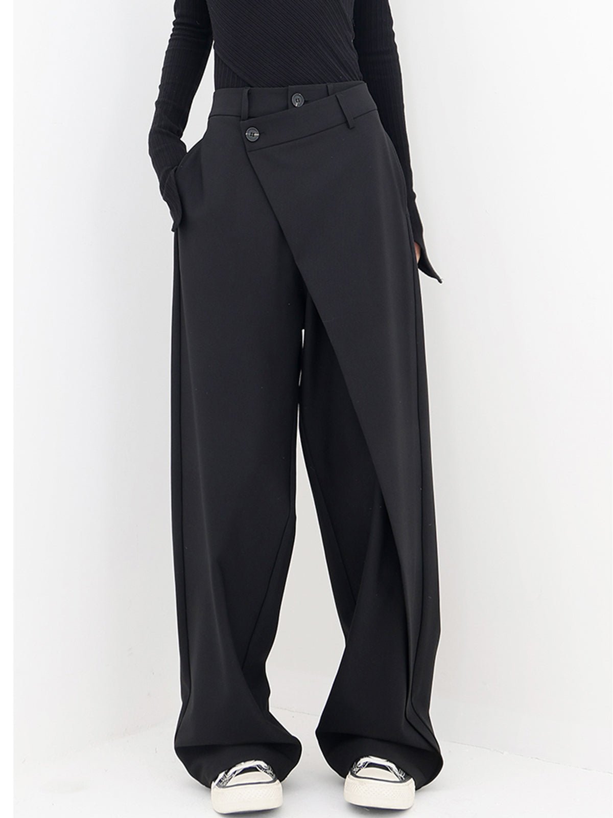Asymmetrical Comfort Pants - Livia
