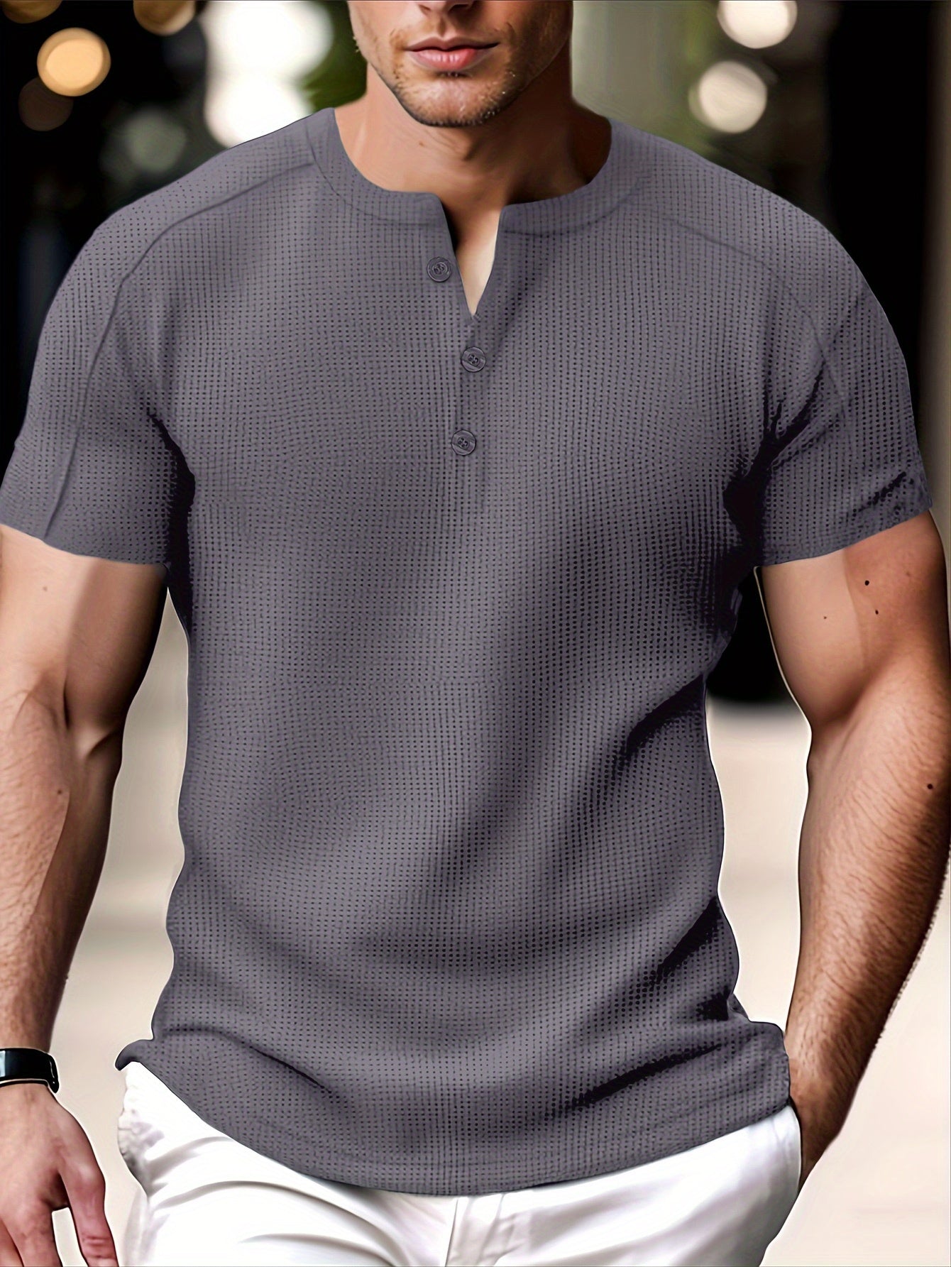 Wallace | Chemise d'été Homme à Manches Courtes