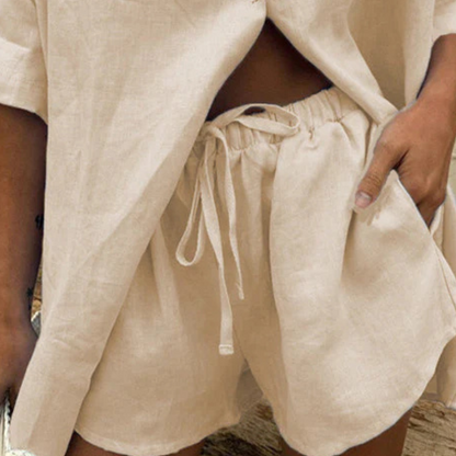 Ensemble d'été décontracté 2 pièces pour femmes - Modèle Fiora