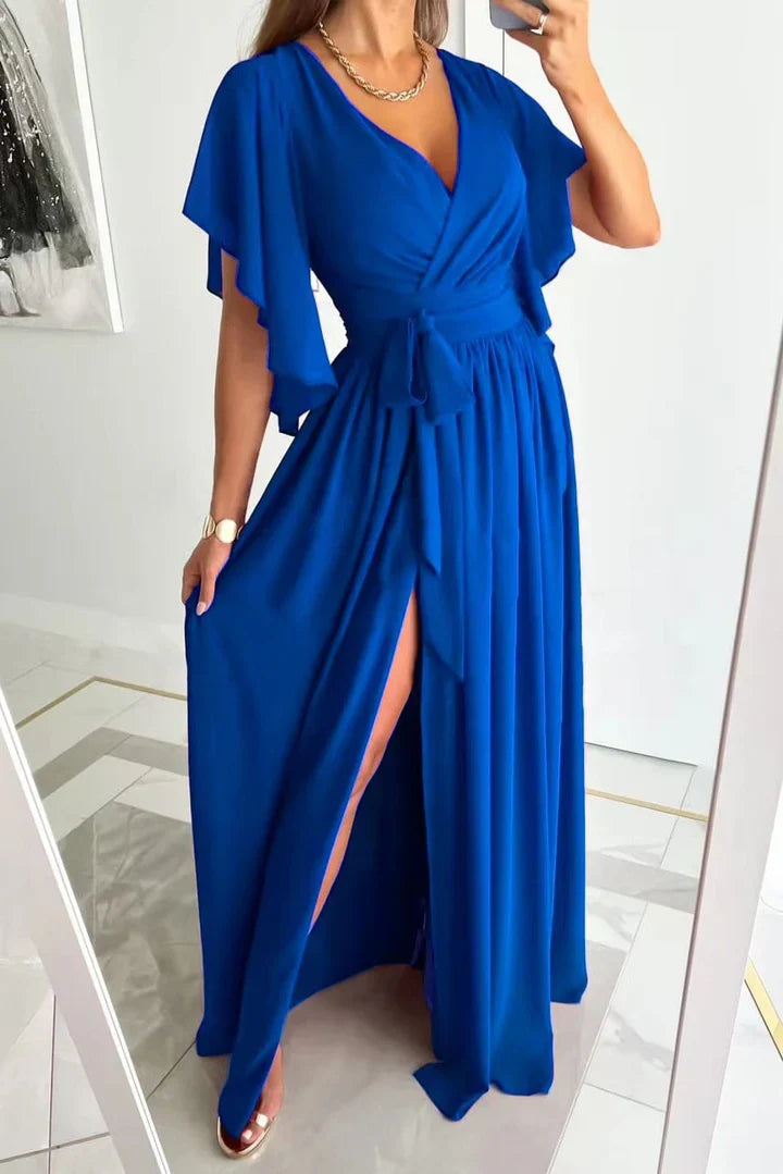 Robe Maxi Fluide à Fente Élevée | Collection Printemps 2025