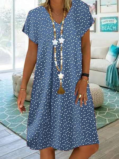 Robe Boho Femme avec Décolleté en V - Collection 2025