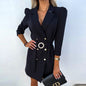 Blazer-robe avec ceinture