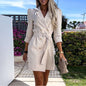 Blazer-robe avec ceinture