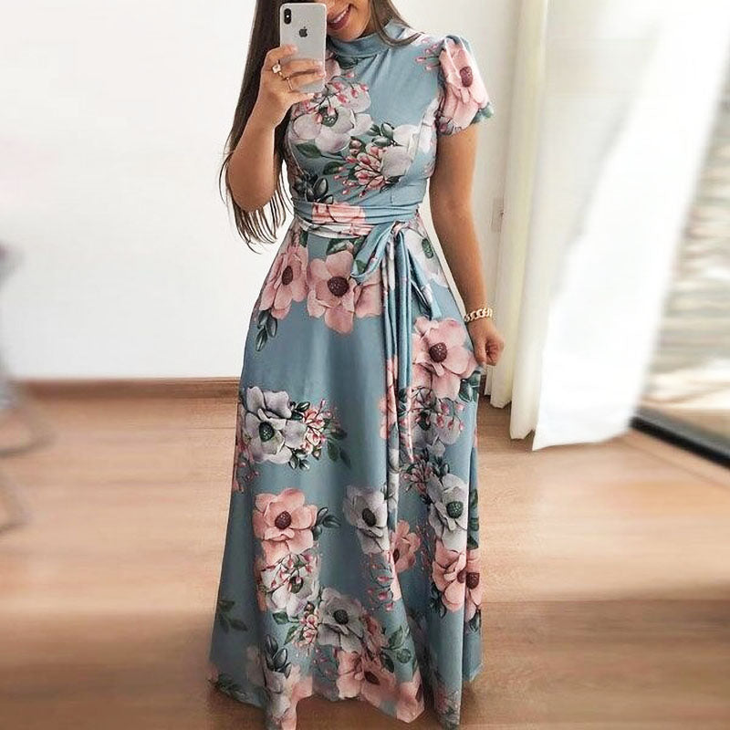 Robe Florinda à Motif Floral pour le Printemps 2025