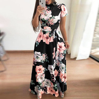 Robe Florinda à Motif Floral pour le Printemps 2025