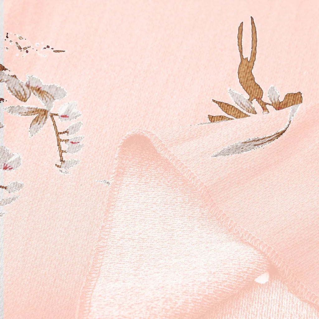 Robe grande taille en chiffon à motifs floraux