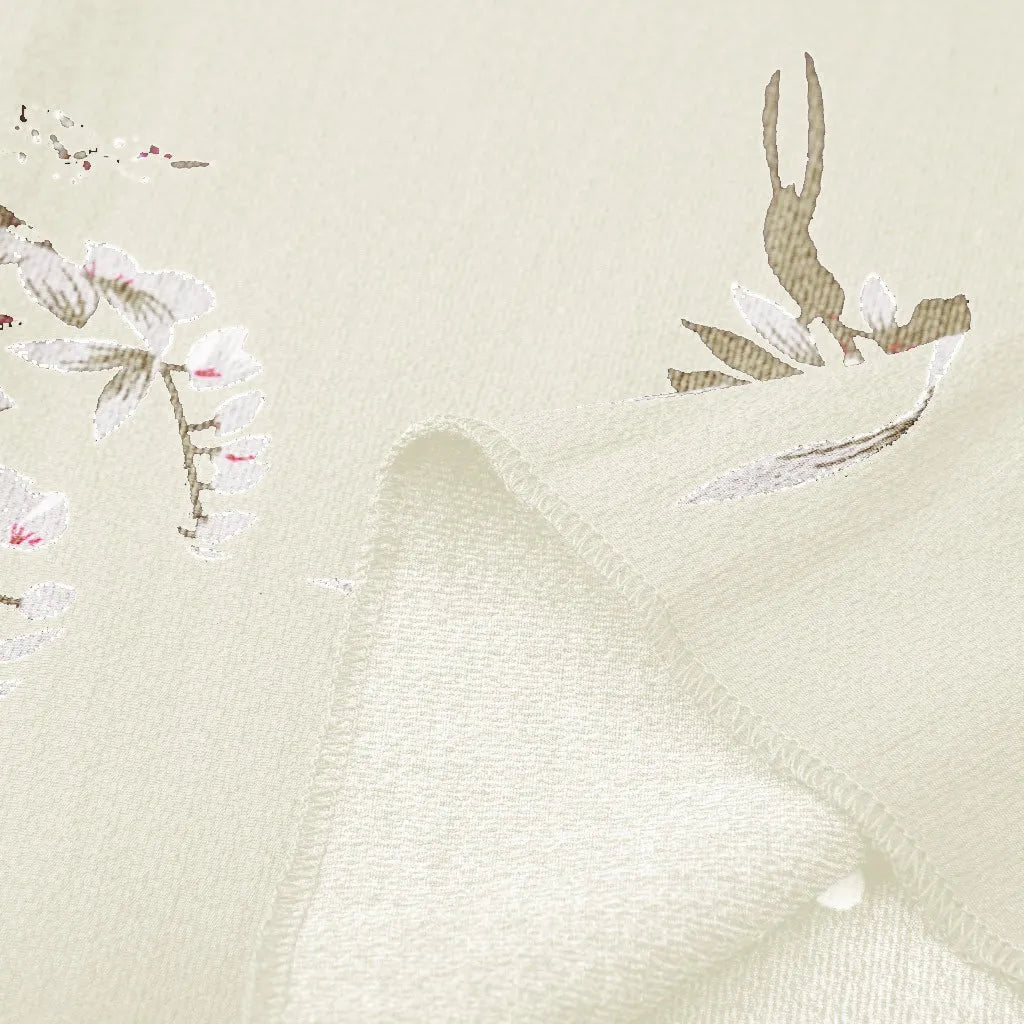 Robe grande taille en chiffon à motifs floraux