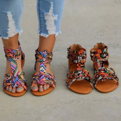 Sandales estivales vibrantes 2025