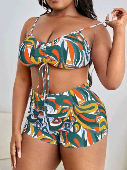 Ensemble de bikini grande taille « Curve Comfort » 3 pièces, Édition Été 2025