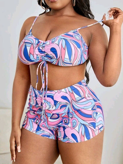 Ensemble de bikini grande taille « Curve Comfort » 3 pièces, Édition Été 2025