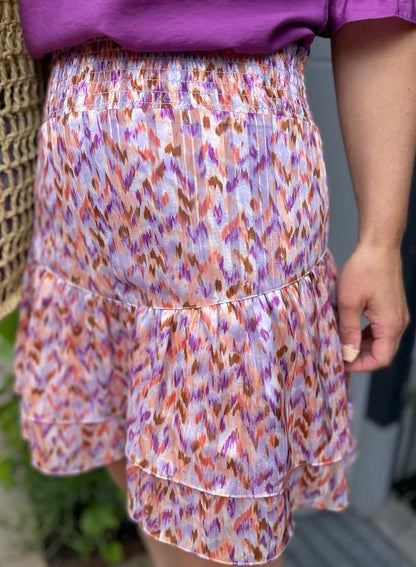 Cynthia - Jupe maxi en rose pour l'été 2025