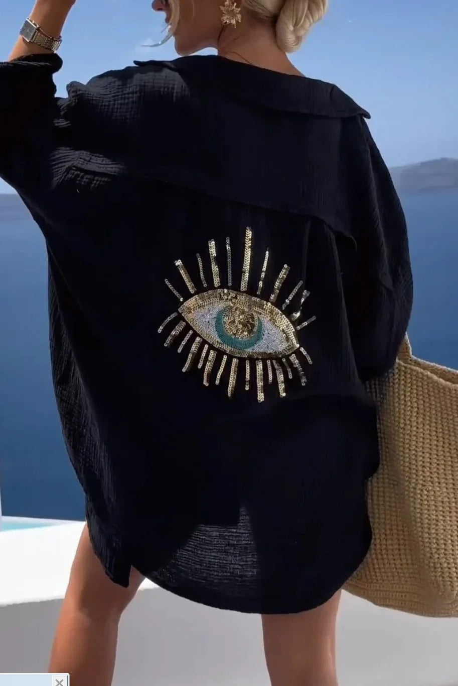 Serafina | Chemise à Motif Nazar