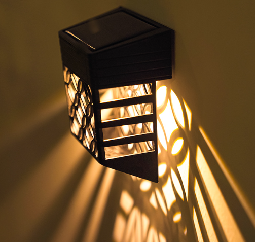 Silhouette Étoilée - Applique Murale LED Extérieure pour un Jardin Enchanté