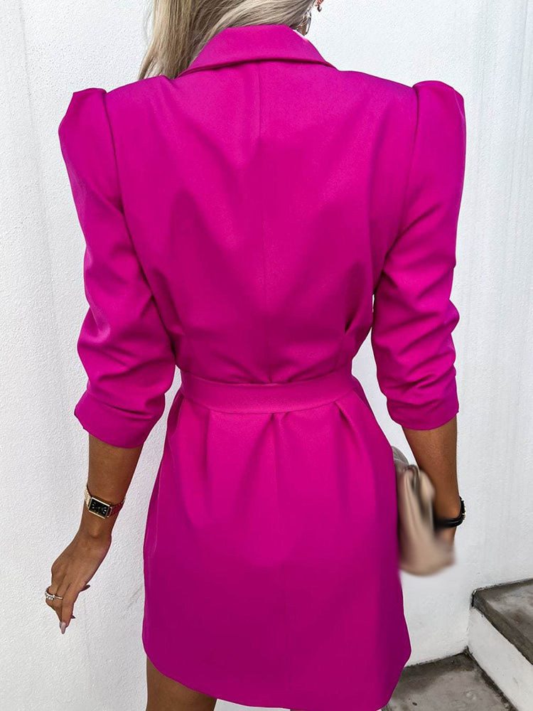 BossyDress Élégante Robe de Printemps Femme 2025