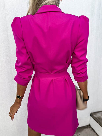 BossyDress Élégante Robe de Printemps Femme 2025