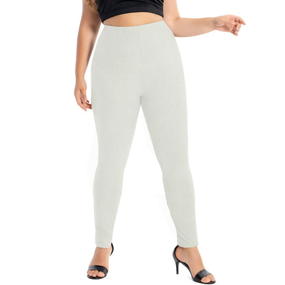 2025 Pantalon de printemps pour femmes en modal-coton grande taille