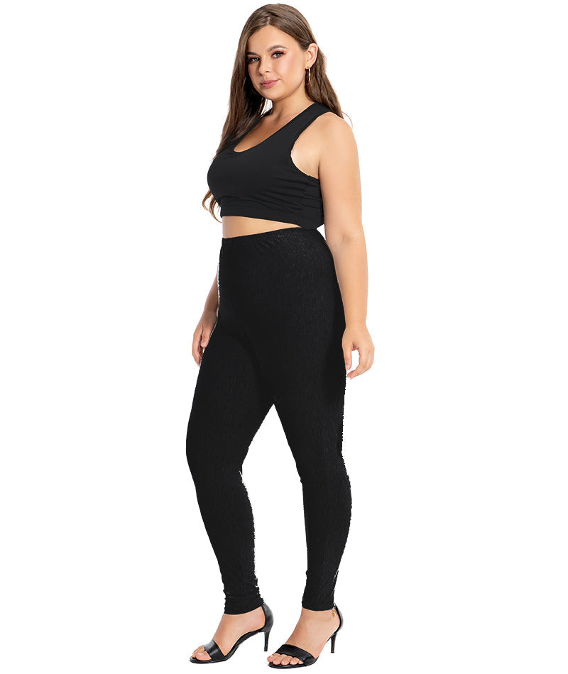 2025 Pantalon de printemps pour femmes en modal-coton grande taille