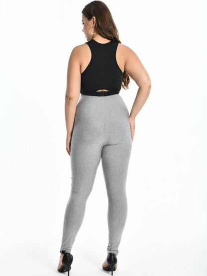 2025 Pantalon de printemps pour femmes en modal-coton grande taille