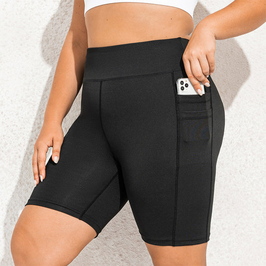 Shorts de vélo CurveFit grande taille à taille haute pour l'été 2025