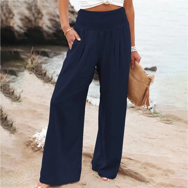 Pantalon en Lin Femme